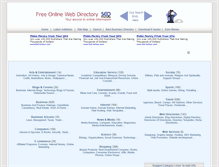 Tablet Screenshot of freeonlinewebdirectory.com